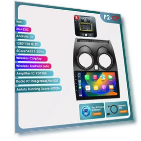 Автомагнитола с Android Auto и CarPlay для Nissan Qashqai J10 — Автомобильные навигаторы, Hizpo