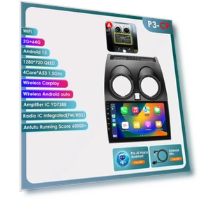 Автомагнитола Android Auto с AI голосовым управлением — Автомобильные навигаторы, Hizpo