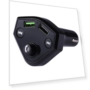 Автомобильное зарядное устройство с FM-передатчиком Bluetooth — Аксессуары для телефонов, AI Supermarket