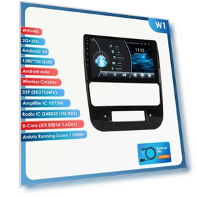 Автомагнитола с голосовым управлением ИИ, Bluetooth, CarPlay, Android Auto и GPS — Автомобильные навигаторы, OSSURET