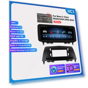 Автомагнитола с CarPlay и Android Auto для Mercedes-Benz C-Class — Автомобильные навигаторы, OSSURET