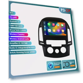 Автомобильное радио с Android 13, CarPlay и 4G — Автомобильные навигаторы, Hizpo