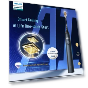 Умная электрическая зубная щетка с искусственным интеллектом — Вращающиеся, Philips