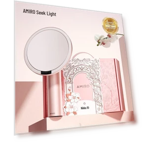 Настольное светодиодное умное зеркало для макияжа с симуляцией дневного света — Ручные, Miguang