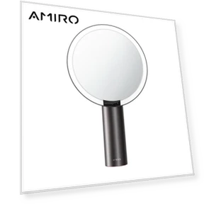 Умное зеркало для макияжа с LED-подсветкой и сенсорным управлением — Ручные, AMIRO
