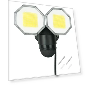 Светильник с датчиком движения, уличный, с розеткой — Датчики движения, DAISHIN