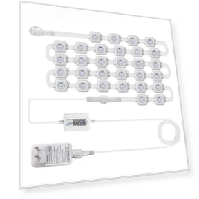 Уличный водонепроницаемый светодиодный светильник для карниза с RGB-подсветкой и 60+ режимами — LED ленты, Mellow Home