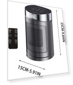 Портативный умный настольный обогреватель с термостатом и пультом ДУ — Обогреватели, Aura Living