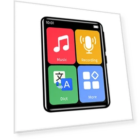 Портативный MP3-плеер с 2-дюймовым экраном — Плееры и аудиоплееры, Aura Living