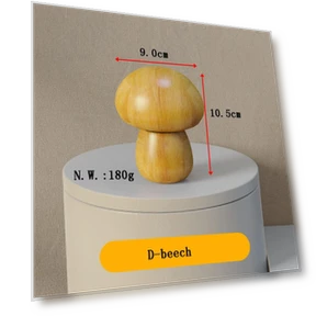 Деревянная лампа в форме гриба — Настольные лампы, Chic Home