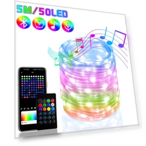 Умная светодиодная гирлянда с Bluetooth и дистанционным управлением — Гирлянды для дома, Your Warm Home