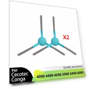 Запчасти для робота-пылесоса: роликовая основная боковая щетка, HEPA-фильтр, тряпка для швабры — Роботы-пылесосы, Cecotec