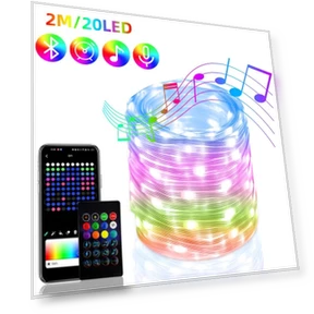 Умная светодиодная гирлянда с Bluetooth и дистанционным управлением — Гирлянды для дома, Your Warm Home