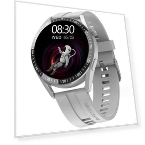 Умные часы с мониторингом сердечного ритма, воспроизведением музыки и круглым экраном — Умные часы, Chose One