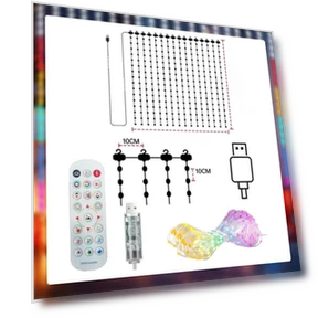 Умные гирлянды-шторы с изменением цвета — LED ленты, Mellow Home