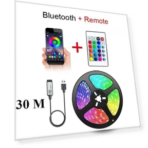 Светодиодная лента с управлением через приложение и пульт ДУ — LED ленты, LanZhong LED