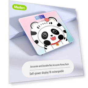 Умные электронные весы для анализа состава тела с перезаряжаемой батареей — Весы для контроля веса, Meilin