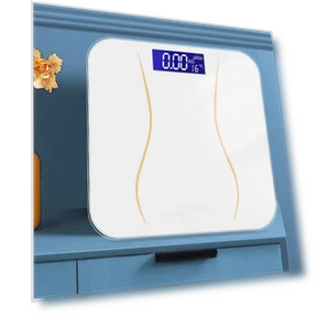 Умные весы со стеклянным корпусом и перезаряжаемым аккумулятором — Весы для контроля веса, BORO