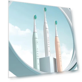 Умная электрическая зубная щетка с ультразвуковой технологией — Сменные насадки для зубных щеток, Bear