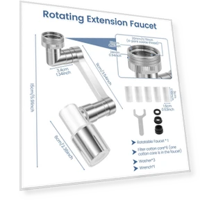Роботизированный кран с поворотным удлинителем для кухни и ванной — Аэраторы для кухонных раковин, Auto Parts Speciality