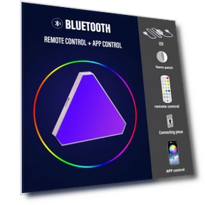 Светодиодный треугольный настенный светильник — Настенные светильники, Aura Living