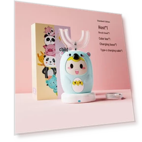 Детская U-образная электрическая зубная щетка с ультразвуковой технологией для всей полости рта — Электрические зубные щетки для детей, JDST online