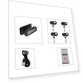 Универсальная беспроводная система контроля давления в шинах TPMS с солнечными часами — Датчики давления в шинах, Rustic Elegance House