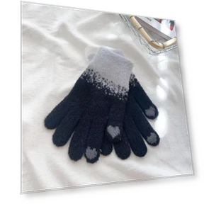 Женские зимние вязаные перчатки с сенсорным экраном — Перчатки, The Best Experience