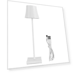 Светодиодная настольная лампа с USB зарядкой — Настольные лампы, KONNWEI