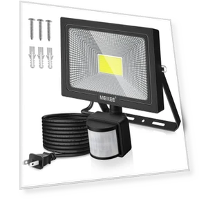 Уличный светильник с датчиком движения — Прожекторы и охранное освещение, MEIKEE