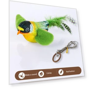 Умная игрушка для кошек «Поющая птица» — Игрушки для питомцев, Aura Living