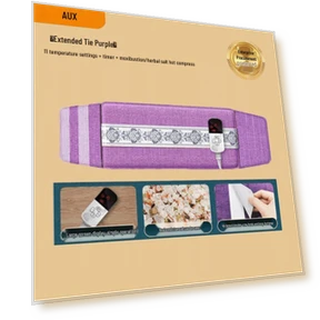 Умный электрический массажер с горячим компрессом — Грелки и согревающие подушки, JDST