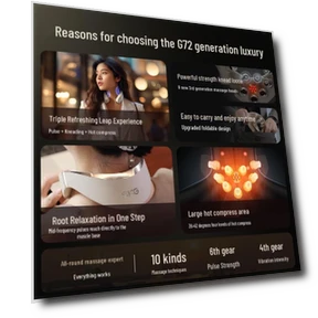 Умный складной массажер для шеи — Массажеры для спины, SKG