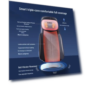 Умный массажный коврик для всего тела с шиацу — Массажеры для спины, JDST online