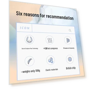 Умный массажер для шеи с импульсным воздействием — Массажеры для спины, SKG