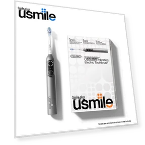 Электрическая зубная щетка с умным сканированием и вибрацией — Вращающиеся, usmile