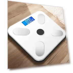 Умные весы для анализа состава тела с солнечной зарядкой и Bluetooth — Весы для контроля веса, Jinmiao
