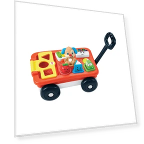 Двуязычная развивающая тележка — Электронные обучающие игрушки, Fisher Price