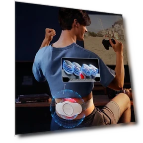 Умный массажер для талии с поясом и подогревом — Массажеры для спины, SKG