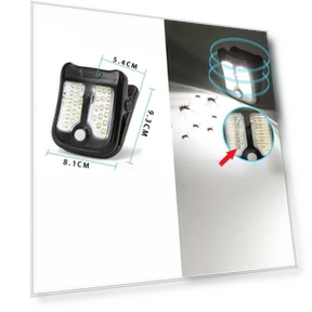 Солнечная светодиодная зажимная лампа с датчиком движения — Прожекторы и охранное освещение, StellarSips