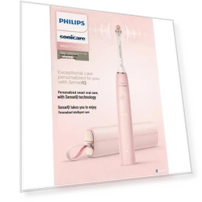 Звуковая электрическая зубная щетка с искусственным интеллектом DiamondClean — Вращающиеся, Philips