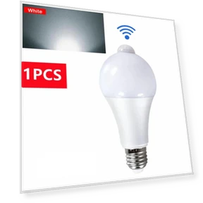 Светодиодная лампа с датчиком движения — Лампочки и освещение, Super shoes Mall