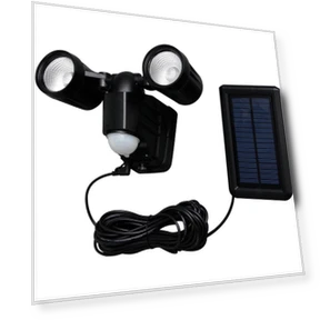 Светодиодный солнечный светильник с датчиком движения для безопасности — Прожекторы и охранное освещение, IRIS OHYAMA