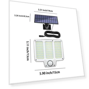 Уличные солнечные светильники для сада с датчиком движения — Прожекторы и охранное освещение, YWZT BEIMT Factory