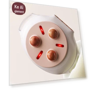 Массажер для живота с красным светом и подогревом — Средства для реабилитации и терапии, Ke ai Yuansu