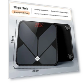 Умные весы для измерения жира и веса — Весы для контроля веса, Meilen