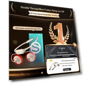 Умный массажер для шеи с подогревом и импульсным воздействием — Средства для реабилитации и терапии, SKG