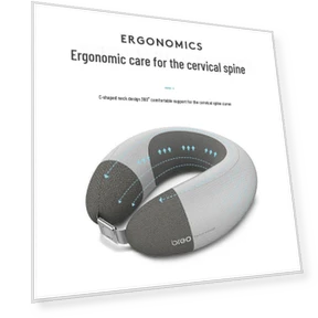 Умный надувной массажер для шеи — Массажеры для спины, Breo