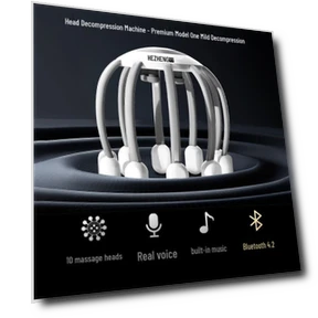 Умный массажер для кожи головы с осьминогом — Массажеры для кожи головы, Hezheng