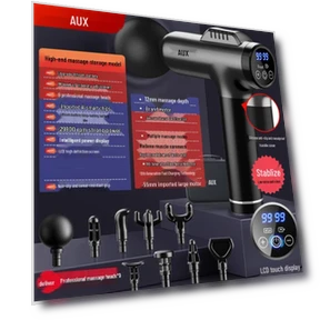 Умный массажный пистолет для перкуссионного массажа — Массажеры для спины, AUX